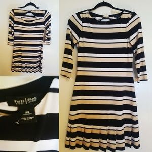 Black white Market striped dress